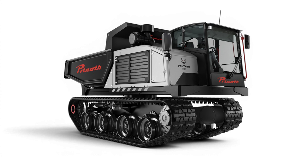 PANTHER T14R 回転ダンパー 1/43スケール 回転式クローラーキャリア パンサーT14R - Prinoth